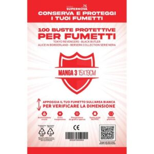 Buste protettive manga 3 - 100 buste (15,0 X 19,0)