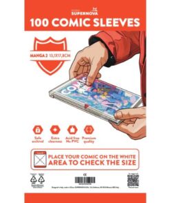 Buste protettive manga 2 - 100 buste (13,1 X 17,8)