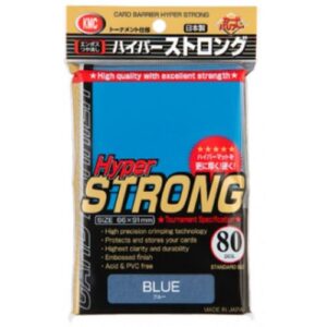 Standard Sleeves - Hyper Strong Blue - 80 Sleeves - KMC