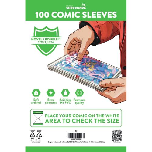 Buste protettive Bonelli 1 - 100 buste (17,0 X 21,3)