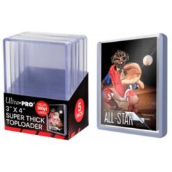 5 TOPLOADER 3" X 4" - SUPER THICK 360PT