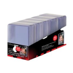 50 Topoladers 3" X 4" - SUPER THICK 130PT + Card Sleeves