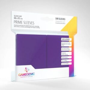 100 Prime Sleeves - Purple - Gamegenic