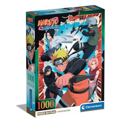 Naruto Puzzle Compact 1000 Pezzi Clementoni 39831