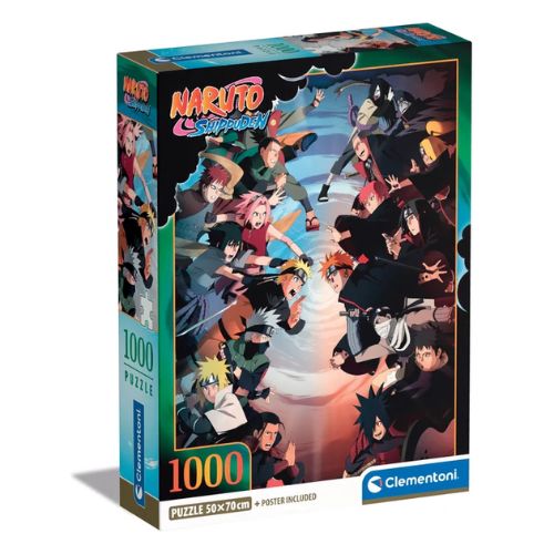 Naruto Puzzle Compact 1000 Pezzi Clementoni 39832
