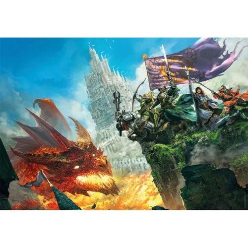 Dungeon & Dragons Puzzle Cube 500 Pezzi Clementoni 35562
