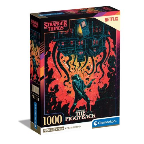 Stranger Things Puzzle Compact 1000 Pezzi Clementoni 39861