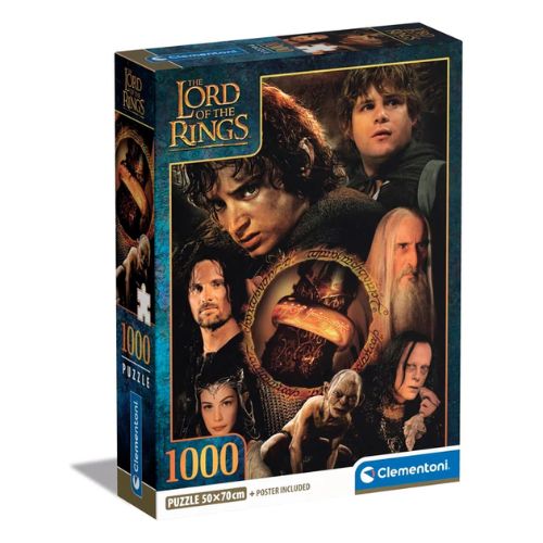The Lord Of The Rings Puzzle Compact 1000 Pezzi Clementoni 39907