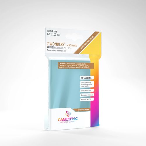 Prime Board Game Brown Size (80) Gamegenic (67 x 103)