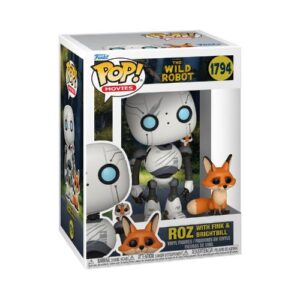 Funko POP! Movies: The Wild Robot - Roz with Fink & Brightbill 1794