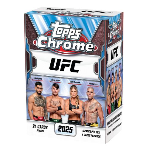 2025 Topps Chrome UFC - Value Box da 6 Bustine da 4 Carte