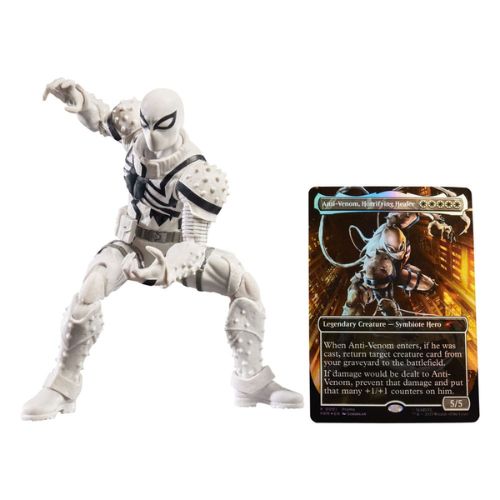 Agent Anti-Venom (plus Exclusive Foil Card) Figure – Marvel Legends Magic: The Gathering Action Figure