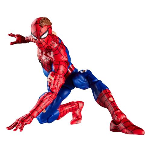 Battle Damaged Spider-Man (plus Exclusive Foil Card) Figure – Marvel Legends Magic: The Gathering Action Figure
