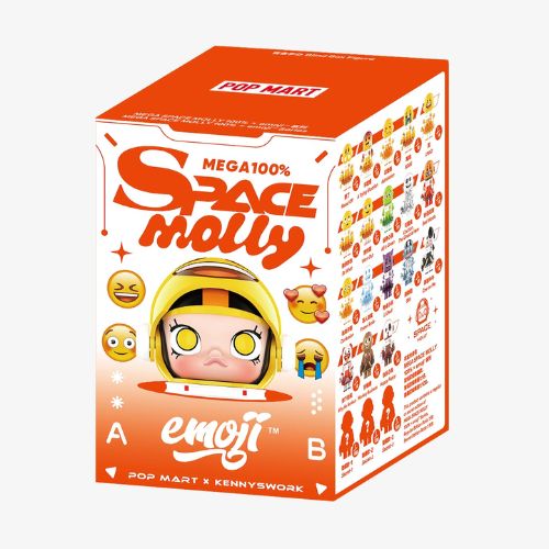 MEGA SPACE MOLLY 100% × emoji™ Series Blind Box - Pop Mart