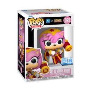 Funko POP! Heroes: DC x Sonic The hedgehog - Amy as Wonder Woman 595 Limited Edition