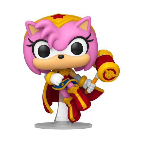 Funko POP! Heroes: DC x Sonic The hedgehog - Amy as Wonder Woman 595 Limited Edition