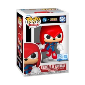 Funko POP! Heroes: DC x Sonic The hedgehog - Knuckles as Superman 596 Limited Edition
