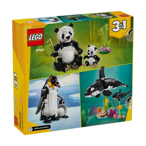 Animali selvatici: famiglia di panda - LEGO Creator 3 in 1