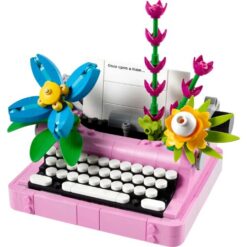 Macchina da scrivere con fiori - LEGO Creator 3 in 1