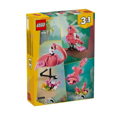 Animali selvatici: fenicottero rosa - LEGO Creator 3 in 1