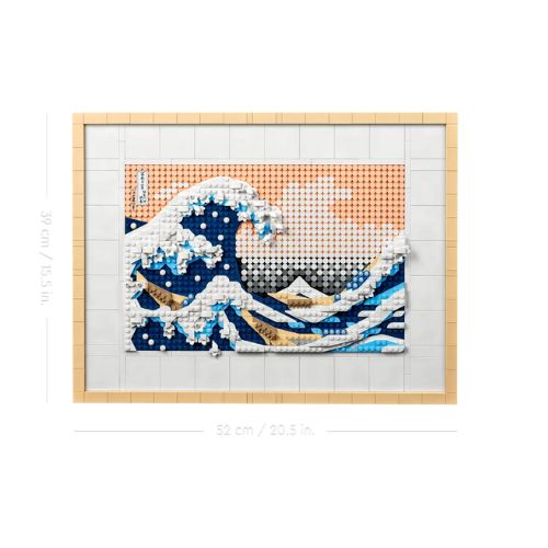 Hokusai - La Grande Onda - LEGO Art