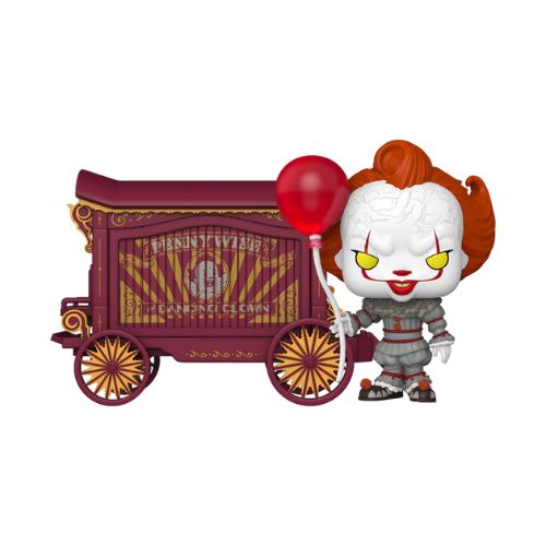 Funko POP! Town: IT Welcome to Derry – Pennywise & Wagon 49