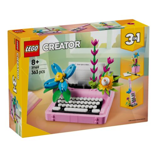 LEGO Creator 3 in 1 - Macchina da scrivere con fiori