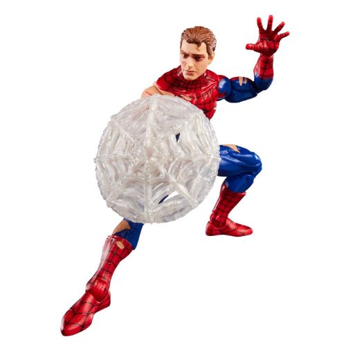 Battle Damaged Spider-Man (plus Exclusive Foil Card) Figure – Marvel Legends Magic: The Gathering Action Figure