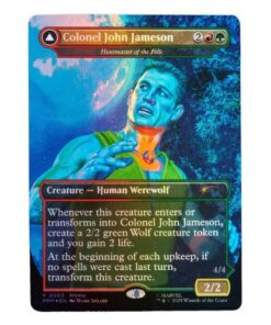 Man-Wolf (plus Exclusive Foil Card) Figure – Marvel Legends Magic: The Gathering Action Figure