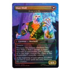 Man-Wolf (plus Exclusive Foil Card) Figure – Marvel Legends Magic: The Gathering Action Figure