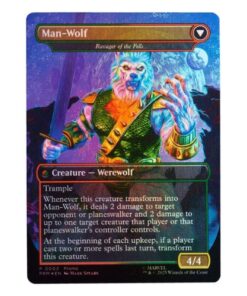Man-Wolf (plus Exclusive Foil Card) Figure – Marvel Legends Magic: The Gathering Action Figure