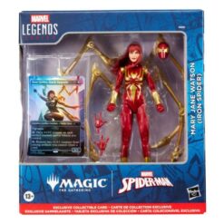 Mary Jane Watson (Iron Spider) (plus Exclusive Foil Card) Figure – Marvel Legends Magic: The Gathering Action Figure