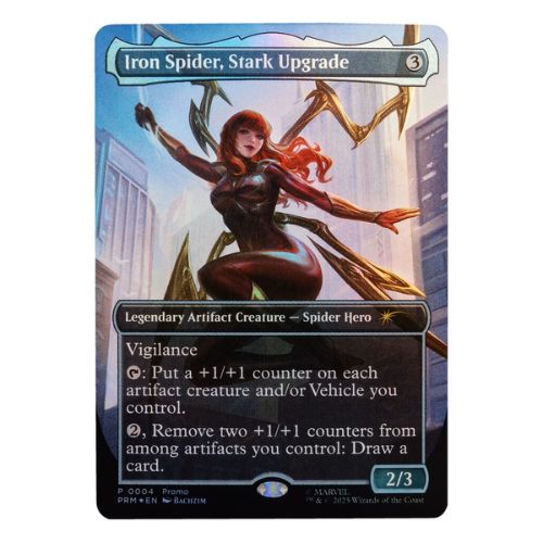 Mary Jane Watson (Iron Spider) (plus Exclusive Foil Card) Figure – Marvel Legends Magic: The Gathering Action Figure
