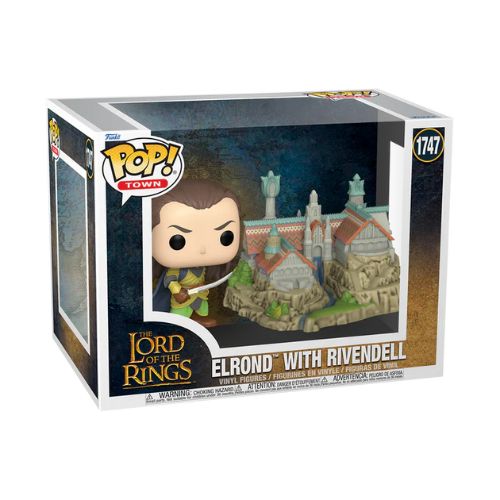 Funko POP! Town: The Lord of the Rings – Elrond with Riverdell 1747