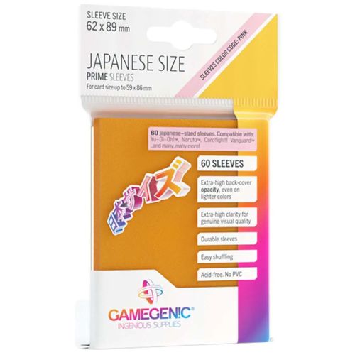 Matte Arancione Japanese Sleeves (60) Gamegenic