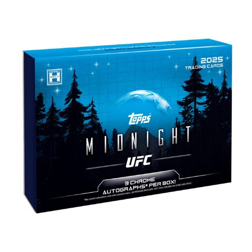2025 Topps Midnight UFC - Hobby Box da un Pacchetto da 7 Carte