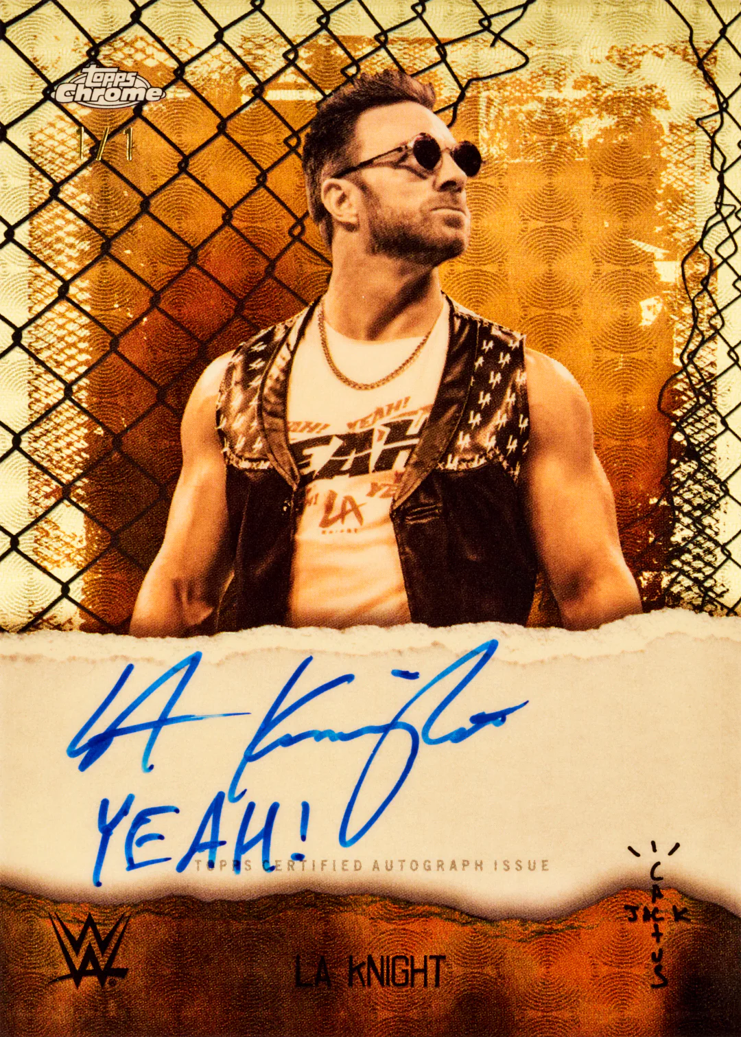 2025 Topps Chrome® WWE x Cactus Jack - Hobby Box da 20 Bustine da 4 Carte - immagine 4