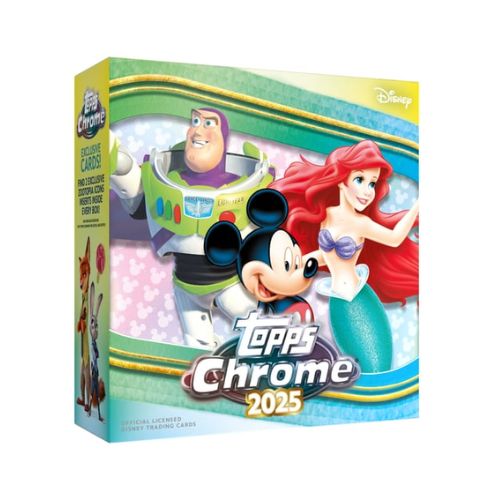 2025 Disney Chrome - Mega Box da 15 Bustine da 4 carte