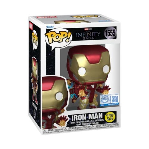 Funko POP! Marvel: Infinity Saga - Iron Man 1555 Limited Edition GLows in the Dark
