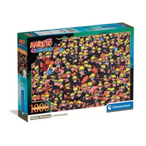 Naruto Puzzle Compact Impossible 1000 Pezzi Clementoni 37045