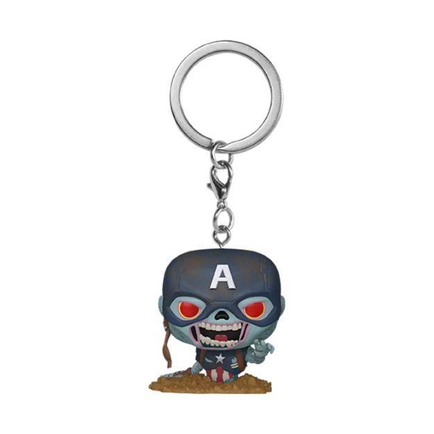 Funko POP! Keychain: Marvel - Zombie Captain America