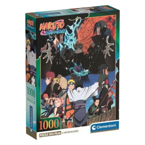 Naruto Puzzle Compact 1000 Pezzi Clementoni 37052