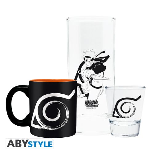 Naruto - Pck Verre 29cl + Shooter + Mini Mug - ABYPCK192