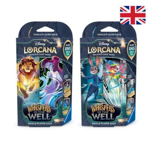 Whispers in the Well Starter Decks Set (2 Mazzi) - ENG - Lorcana TCG Disney