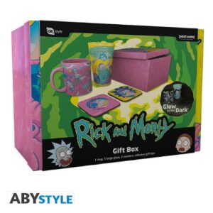 Rick and Morty - Gift set Bicchiere XXL + Mug + sottobicchieri - GFB105