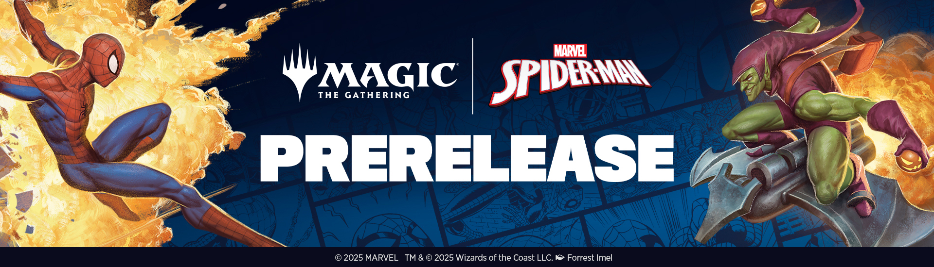 Spider-Man x Magic Pre-release Banner