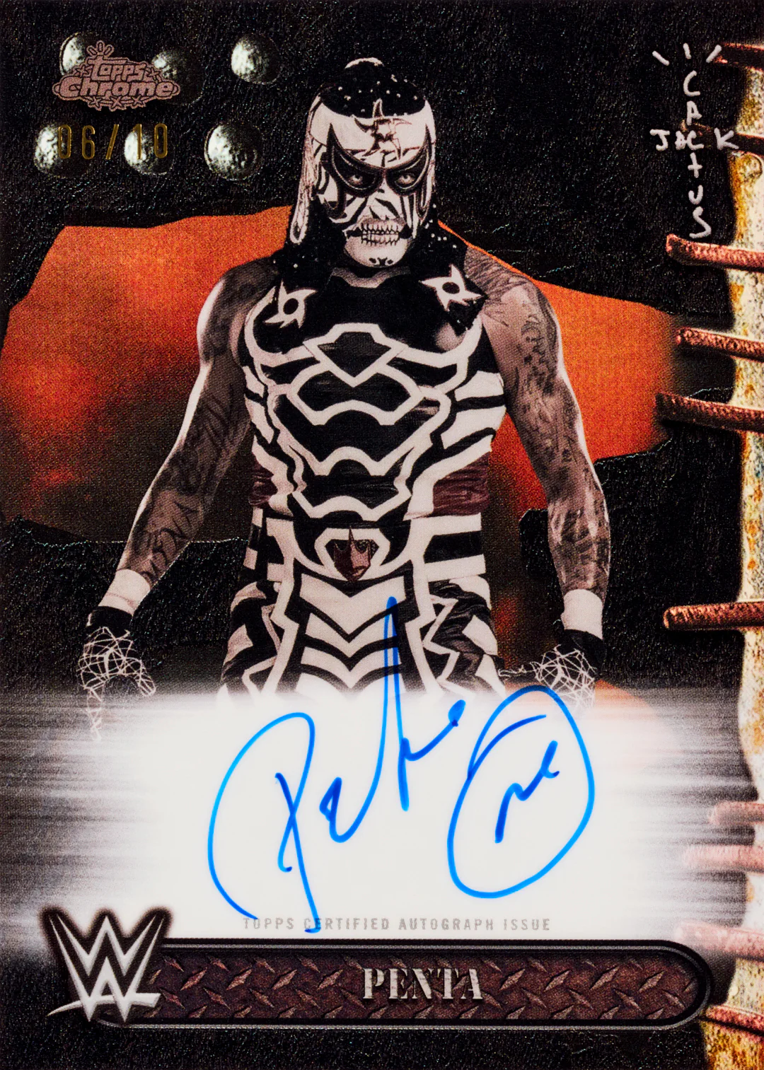 2025 Topps Chrome® WWE x Cactus Jack - Hobby Box da 20 Bustine da 4 Carte - immagine 7