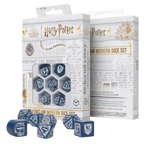 Ravenclaw Modern Harry Potter Dice Set - Q-Workshop