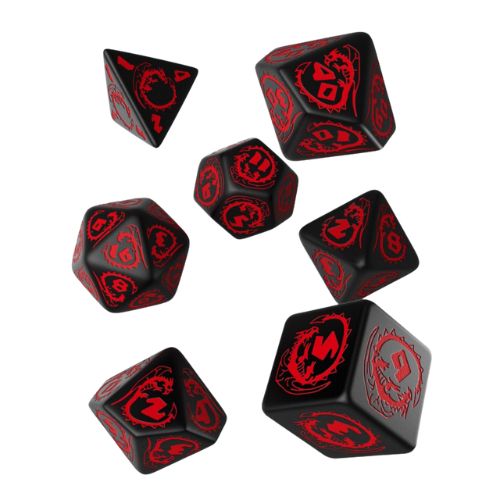 Dragons Onyx Dice Set - Q-Workshop