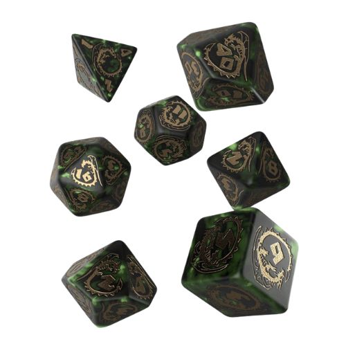 Dragons Nephrite Dice Set - Q-Workshop